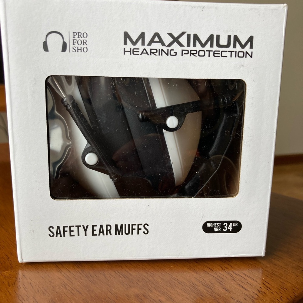 Pro For Sho Maximum Hearing Protection 34 dB Safety Ear Muffs